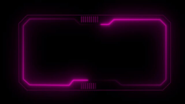 Hud Frame Digital Technology Sci-fi Frame Interface. HUD template. Frame HUD element. Futuristic viewfinder of future. interface data display screen. Artificial intelligent.technology sci fi frame hud