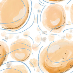 Serene Pebble Drift, seamless pattern