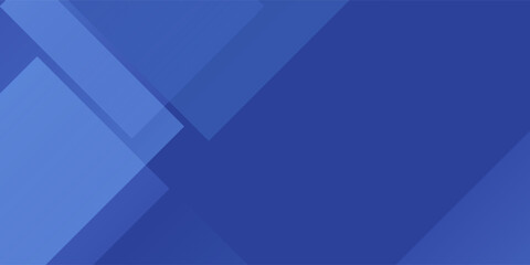 Fototapeta premium Blue geometric hexagon shapes on dark blue background. Modern abstract shapes blue color.
