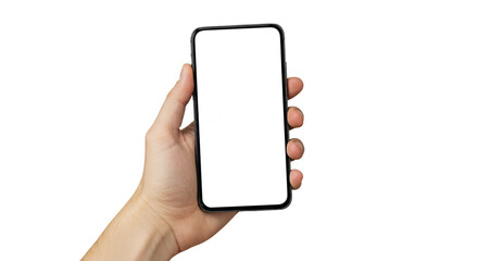 hand holding smart phone
