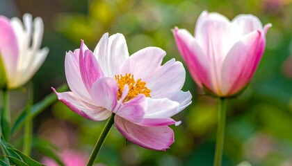 Fototapeta premium Pink & White Flower Blooms
