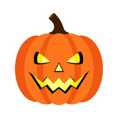 Scary Halloween Pumpkin Jack O Lantern