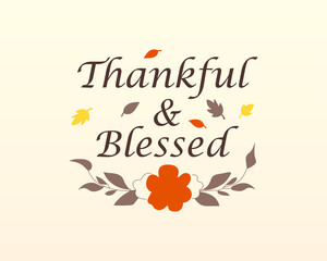 thankful and blessed autumn quote