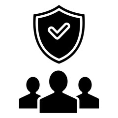 Public Safety Glyph Icon