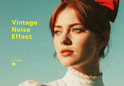 Vintage Film Noise Grain Photo Effect