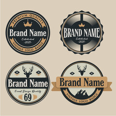 Circle Vintage Logo Badges.eps