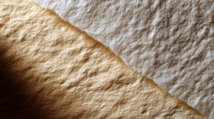 Natural textures of handmade paper studio close-up soft lighting artistic concept for craft enthusiasts