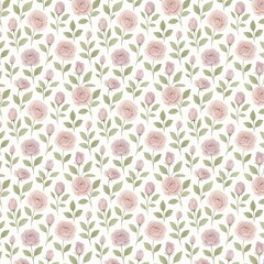 seamless pattern with flowers