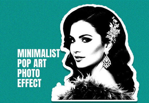 Minimalist Pop Art Photo Effect