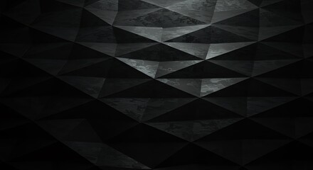 Dark polygonal background with geometric shapes