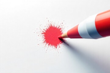 Digital White Canvas Restoration Erasing digital noise and artifacts for a clean, perfect white. Abstract macro view of a digital white screen displaying an infinitesimal speck of digital noise being