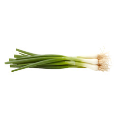 Fresh Scallions Bunch - Essential Culinary Greens on white background
