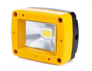 Fototapeta premium Yellow LED work light