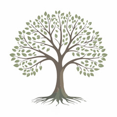 vector tree silhouette