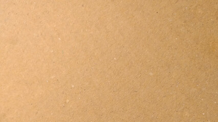 Background of brown kraft paper or cardboard texture. old paper sheet, parchment or papyrus surface, vector realistic illustration