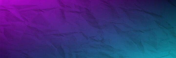 Vibrant Purple To Teal Gradient Background With Crumpled Paper Texture For Creative Projects