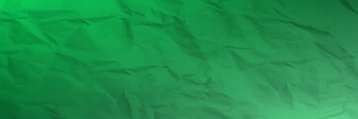 Green Crumpled Paper Texture Background for Design, Abstract, Stock Visual Elements, Creative Projects
