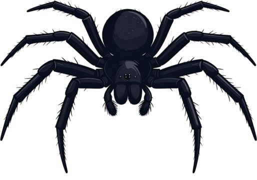Spider Icon Isolated on White Background