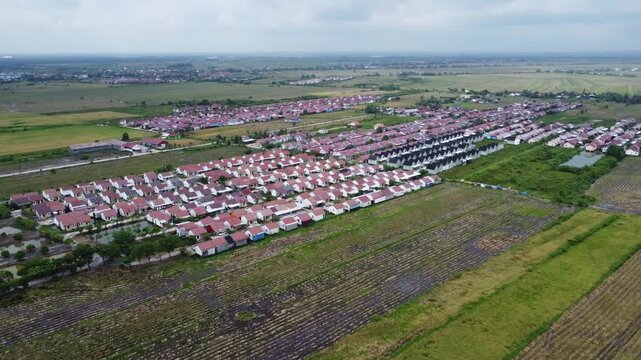 Agricultural areas converted into subsidized housing areas in Banjarmasin