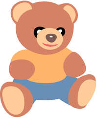 Cute Groovy Retro Sticker Element