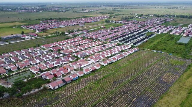 Agricultural areas converted into subsidized housing areas in Banjarmasin