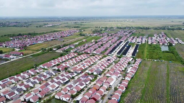 Agricultural areas converted into subsidized housing areas in Banjarmasin