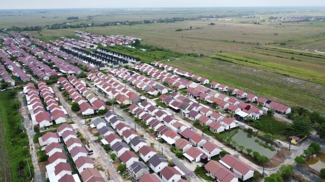 Agricultural areas converted into subsidized housing areas in Banjarmasin