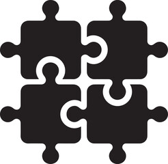 puzzle icon vector