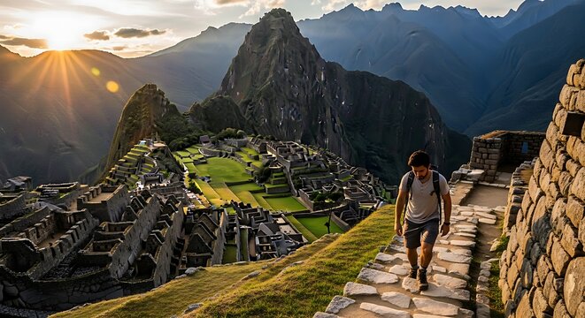 Machu Picchu Explorer - A Journey Through Ancient Inca Civilization.