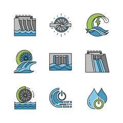 Hydroelectric power generation methods using water turbines and dams to create renewable energy in a sustainable and ecofriendly way.