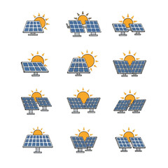 Solar panels generate clean energy under a bright sun, showcasing sustainable technology and environmental responsibility.