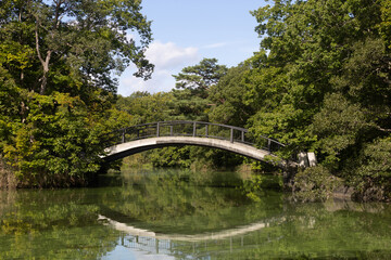 일본 하코다테 오누마 공원 호수