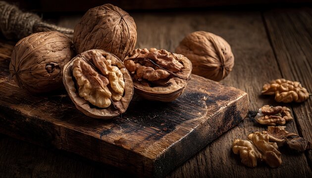 walnuts and nutcracker - Powered by Adobe