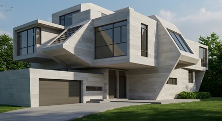 Modern Architectural House Design, Luxury Home Exterior