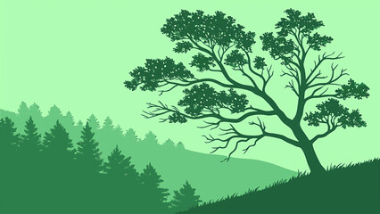 Obraz premium Green Abstract Background