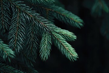 Fototapeta premium Close-up of pine tree branches