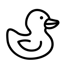 rubber duck vector illustration