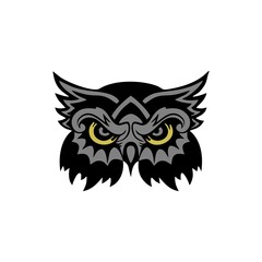 eagle owl vector illustration