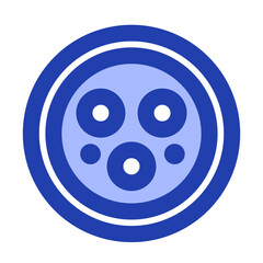 type 1 port blue icon