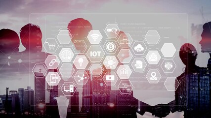 AI and IoT form an intelligent digital infrastructure linking data, connectivity, analytics, blockchain, cloud, and security systems in a seamless network. Marrow - Powered by Adobe