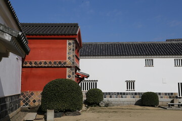 観光名所である岡山県倉敷市のレトロな街なみ