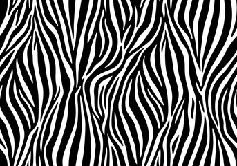 Black and white zebra stripe pattern background