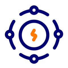charging duotone icon
