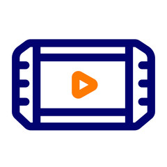 infotainment screen duotone icon