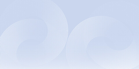 Abstract blue art background with circle elements. Digital technology modern concept light simple good © DANDI