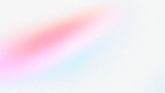 A vibrant, abstract streak of colorful light, including red, purple, and blue hues, isolated on a transparent background.