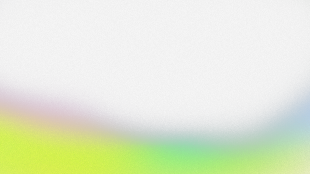 A vibrant abstract gradient swirl with green and yellow hues, isolated on a transparent background.