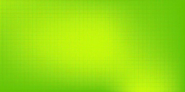 Dots halftone green color pattern gradient texture with technology digital background. Dots pop art comics with nature graphic design.