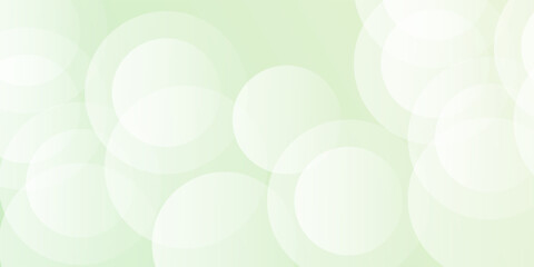 Minimalist banner background,soft pastel,green gradations,circle shape,memphis background green modern