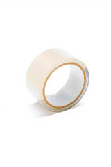 A Tape Roll Clear On A White Background